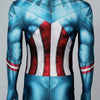 Miles Morales Captain America Spider-Man Cosplay Costume Superhero Spidey Jumpsuit