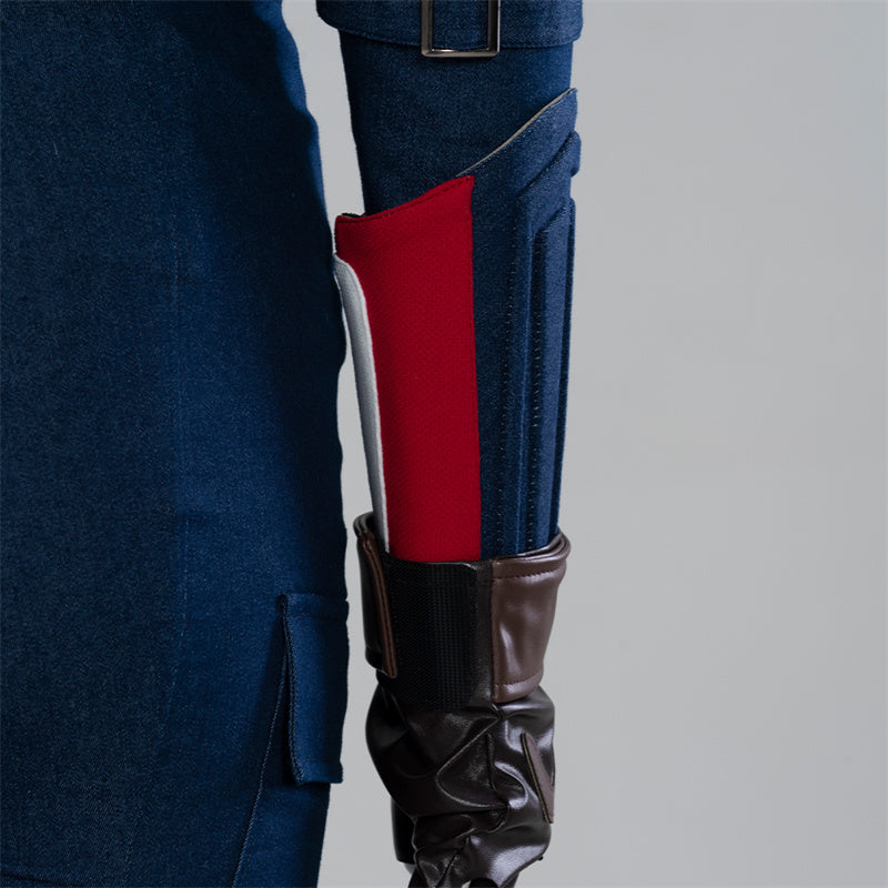 Movie Doctor Strange 2 Margaret Peggy Carter Cosplay Costume Captain Carter Bodysuit Battle Suit