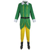 Men Christmas Costume Christmas Elf Green Outfit Holiday Patry Suit
