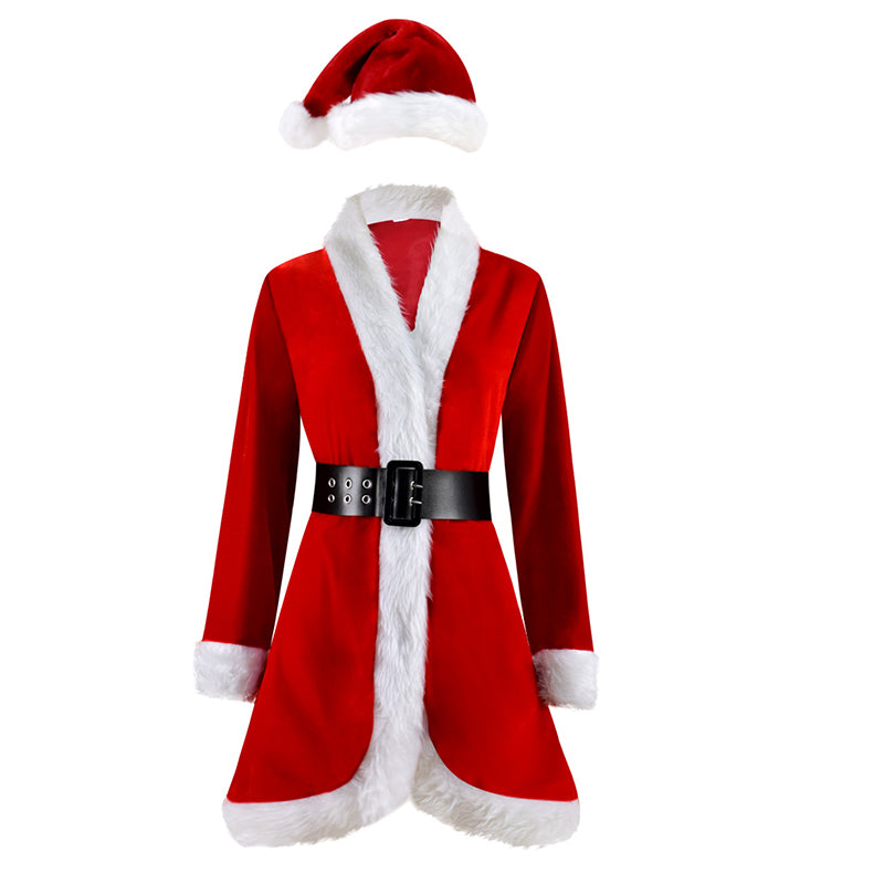 2022 Christmas Lady Cosplay Costume Christmas Party Suit Sexy Red Dress Bunny Girl Uniform, M 2022 Christmas Lady Cosplay Costume Christmas Party Suit Sexy Red Dress Bunny Girl Uniform, M