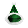 Christmas Hat Santa Hat Green Velvet Classic Hat Holiday Party Hat(4 pieces)