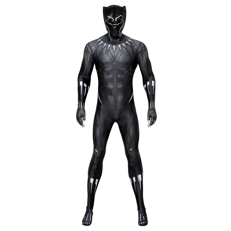 Captain America Civil War Black Panther Jumpsuit Cosplay Costume Super –  ACcosplay