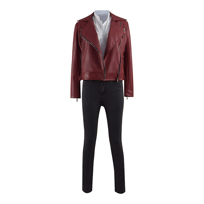 Resident Evil Infinite Darkness Girl Claire Redfield Cosplay Costume Without Shoes