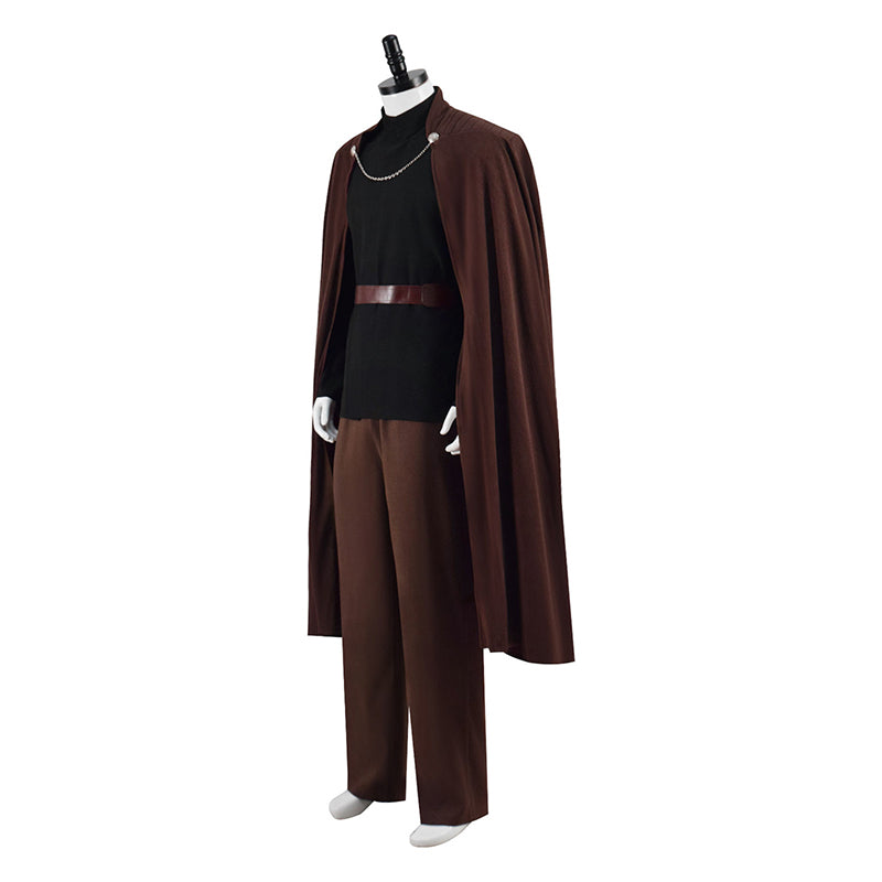 Star Wars Jedi Master Count Dooku Cosplay Costume Cape Outfit Hallowee ...