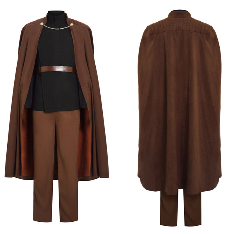 Star Wars Attack of The Clones Cosplay Count Dooku Costume Halloween Celebration Suit