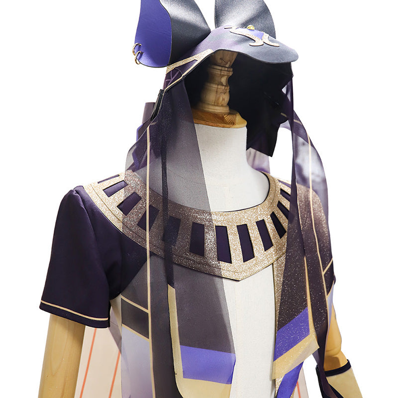 Genshin Impact Cyno Cosplay Costume Anime Adult Outfit Halloween Party Suit