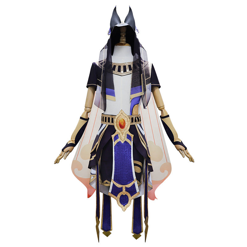 Genshin Impact Cyno Cosplay Costume Anime Adult Outfit Halloween Party Suit