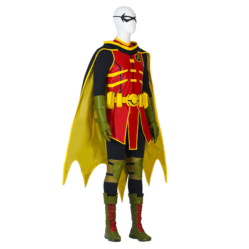 Batman and Superman: Battle of the Super Sons Cosplay Robin Damian Wayne Costume Suit