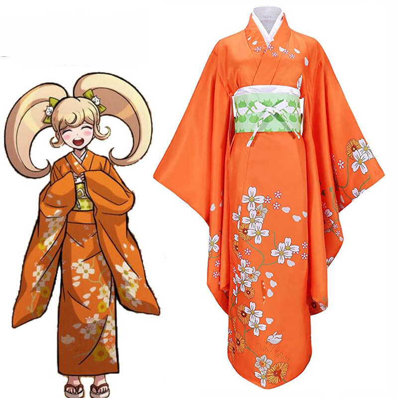 Danganronpa 2 Hiyoko Saionji Kimono Cosplay Costume