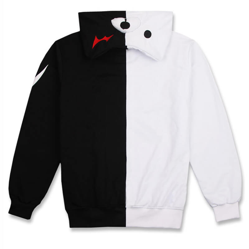 Danganronpa Monokuma Black White Bear Cosplay Jacket Hoodie - Foto 5