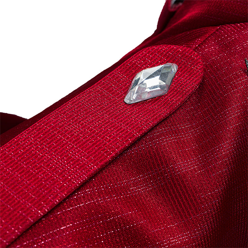 Genshin Impact Diluc Cosplay Costume Game Diluc Red Dead of Night Skin Uniform Suit