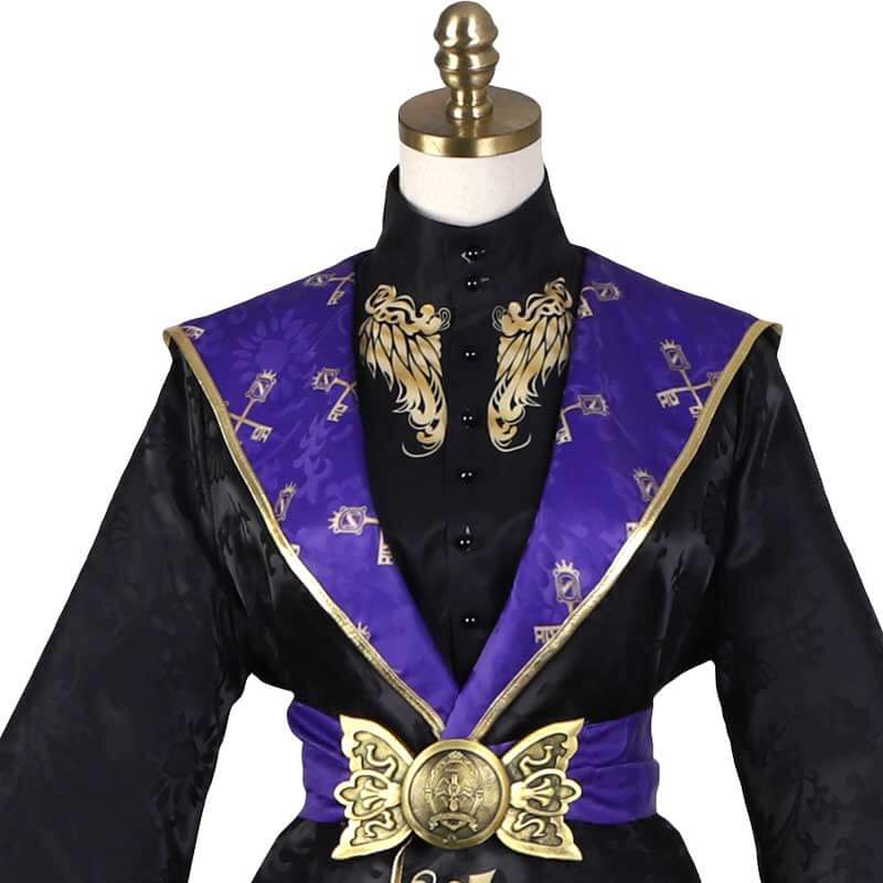 Twisted Wonderland Azul Ashengrotto Cosplay Costume Adults Geremonial Robes Full Set Outfit