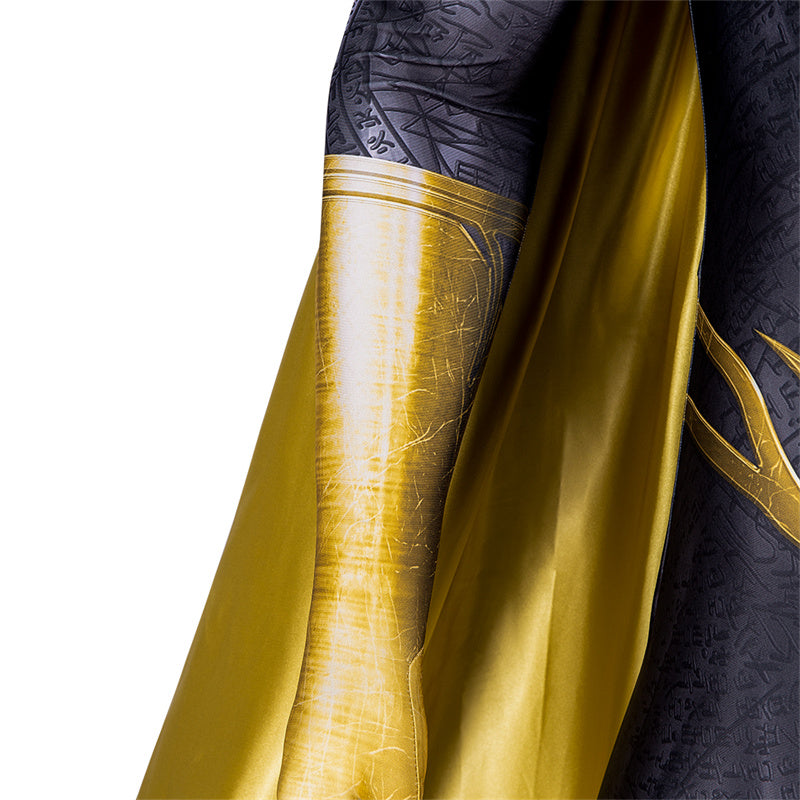 Black Adam Doctor Fate Cosplay Costume Superhero Jumpsuit Bodysuit With Helmet Cape