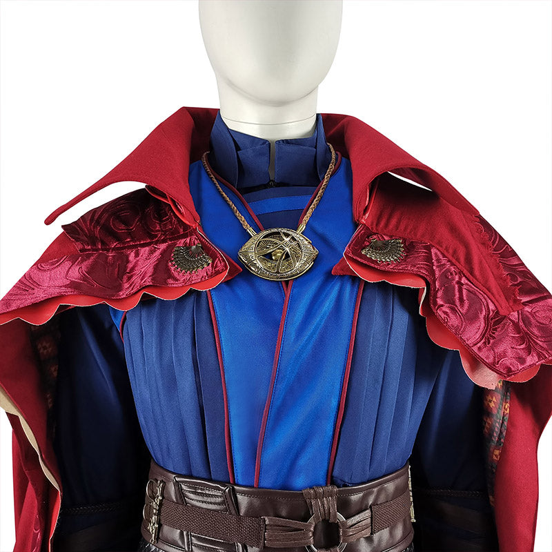 Doctor Strange 2 Stephen Strange Cosplay Dr. Strange Costume Red Robe –  ACcosplay