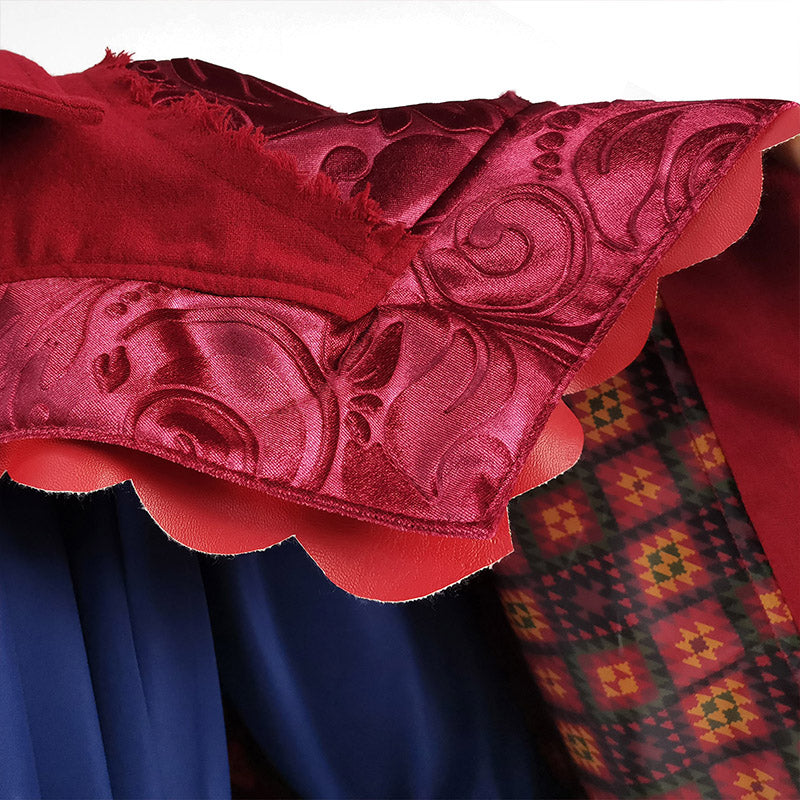 Doctor Strange 2 Stephen Strange Cosplay Dr. Strange Costume Red Robe Full Set