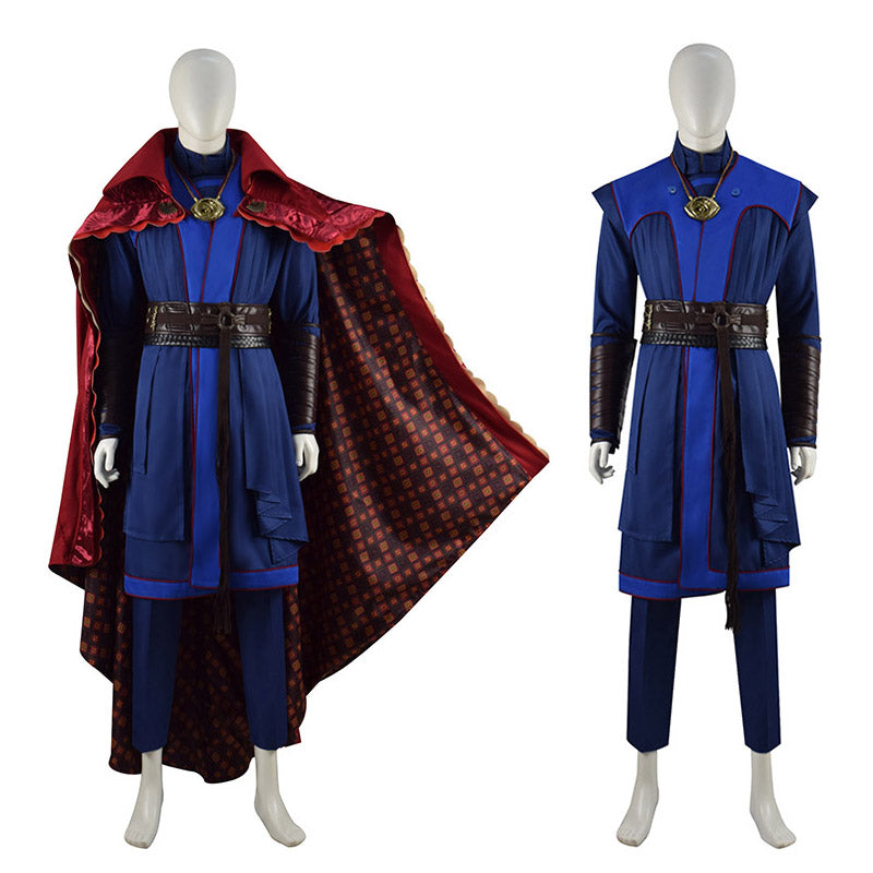 Doctor Strange 2 Stephen Strange Cosplay Dr. Strange Costume Red Robe Full Set