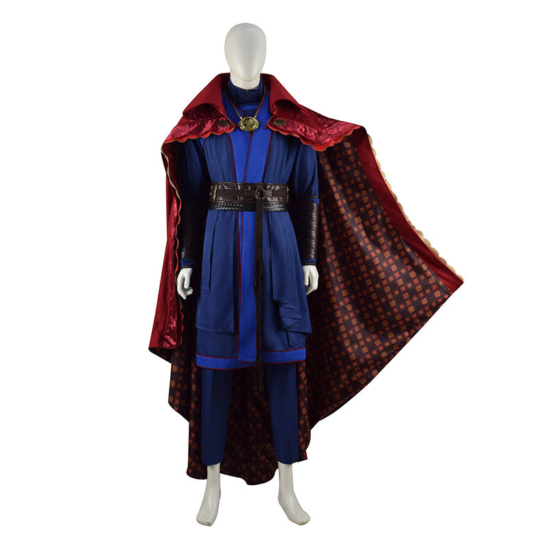 Doctor Strange 2 Stephen Strange Cosplay Dr. Strange Costume Red Robe Full Set