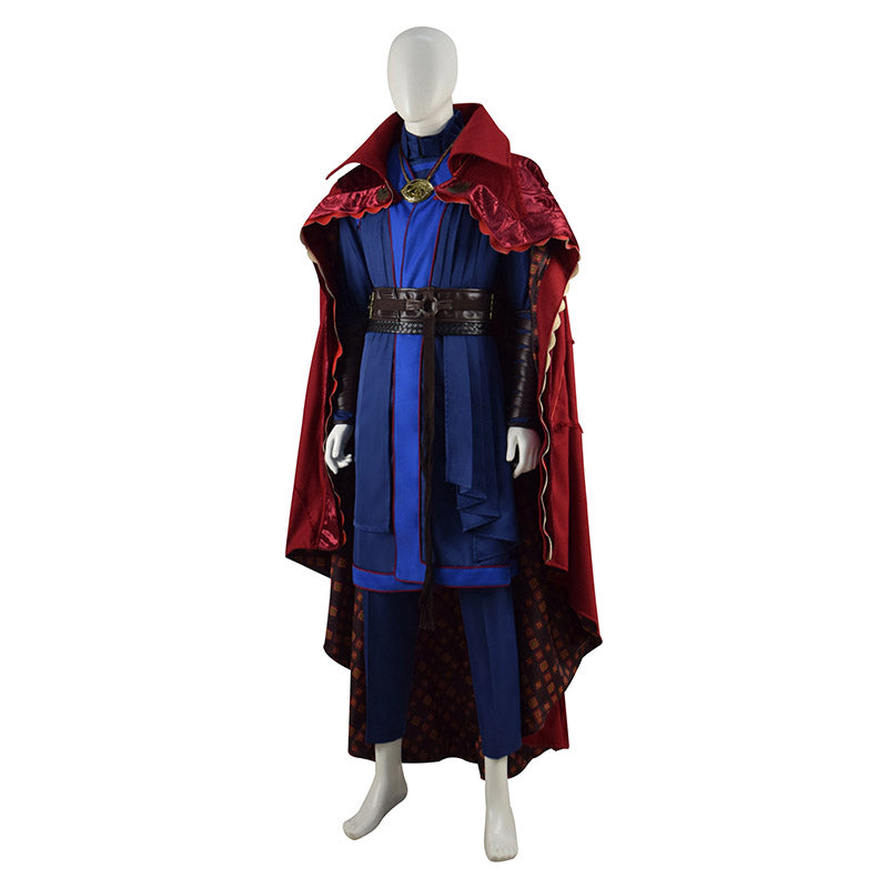 Doctor Strange 2 Stephen Strange Cosplay Dr. Strange Costume Red Robe Full Set