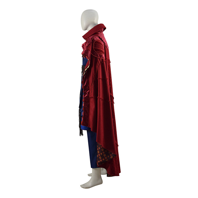 Doctor Strange 2 Stephen Strange Cosplay Dr. Strange Costume Red Robe Full Set