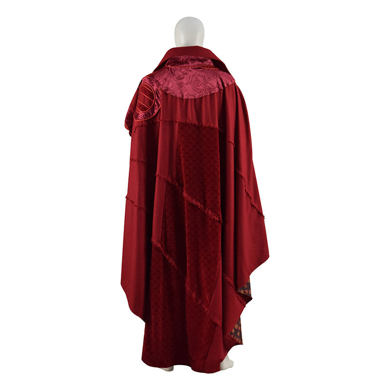 Doctor Strange 2 Stephen Strange Cosplay Dr. Strange Costume Red Robe Full Set