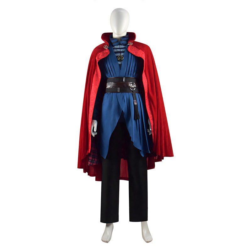 Doctor Strange Cosplay Costume Dr Strange Stephen Strange Outfit Robe Necklace 2022 Halloween