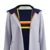 Doctor Who 13th Doctor Long Trench Coat Grey Halloween Cosplay Costume - ACcosplay