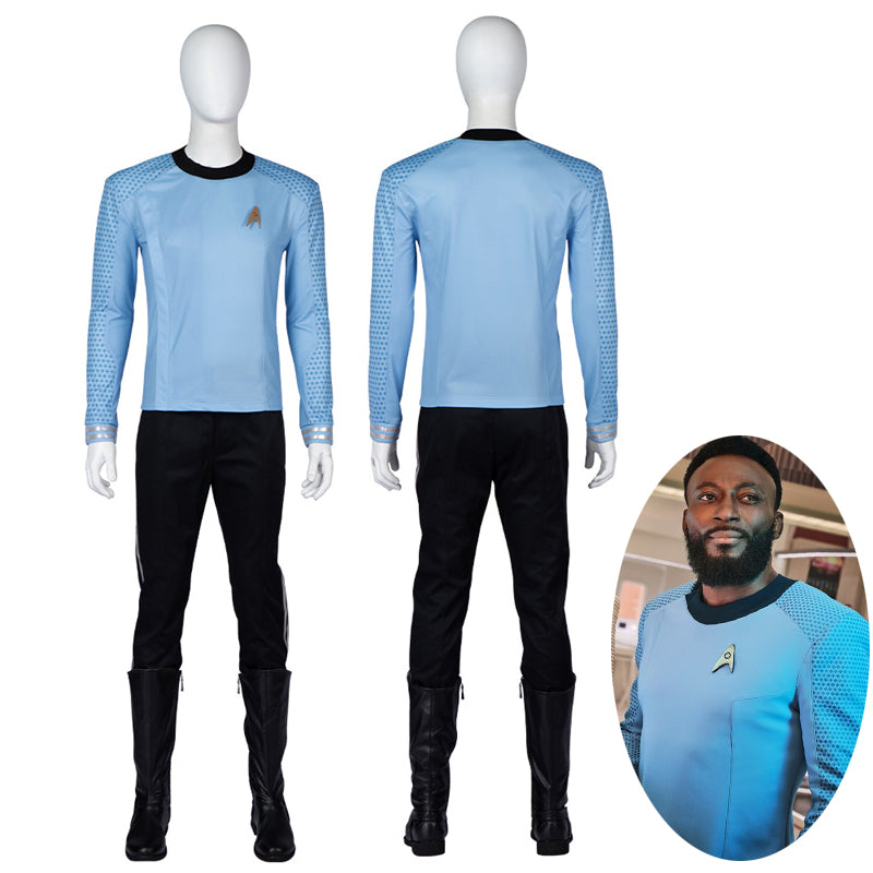 Star Trek: Strange New Worlds Cosplay Dr M'Benga Costume Men Uniform Suit