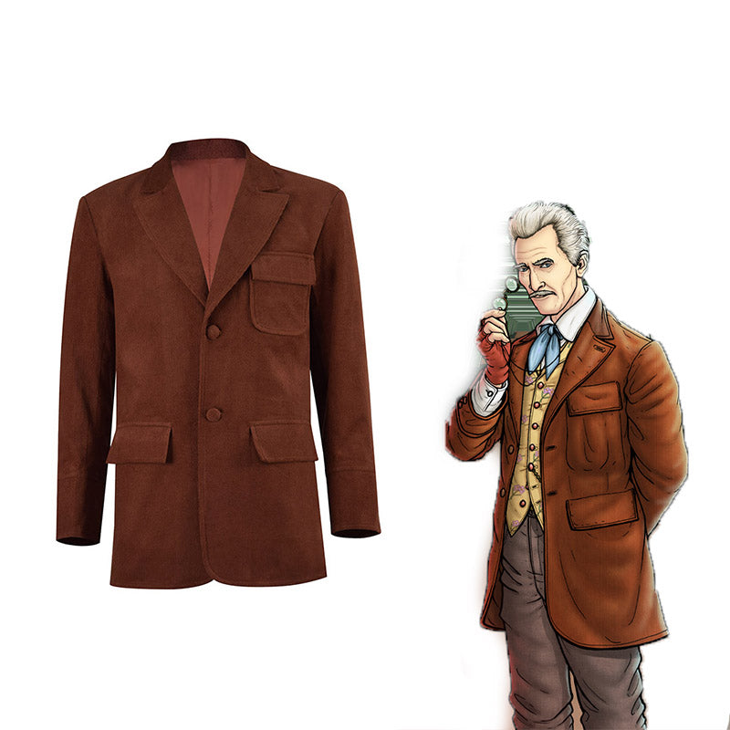 Doctor Who Cosplay Dr. Who and the Daleks Costume Red Coat