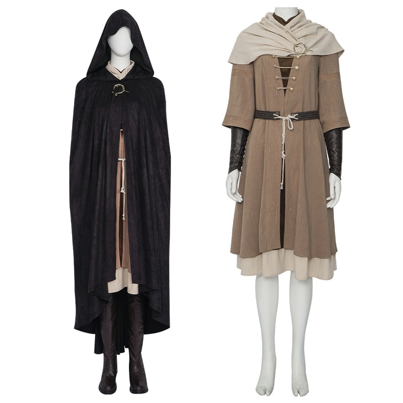 Elden Ring Melina Premium Cosplay Costume Melina Cloak Dress Suit Halloween Outfit