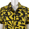 Eleven Stranger Things Costume Hawaiian Men Yellow Shirt