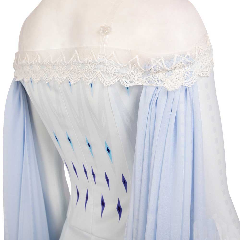 Frozen 2 Elsa Costume White Dress Cosplay Costume For Adults, S Frozen 2 Elsa Costume White Dress Cosplay Costume For Adults, S