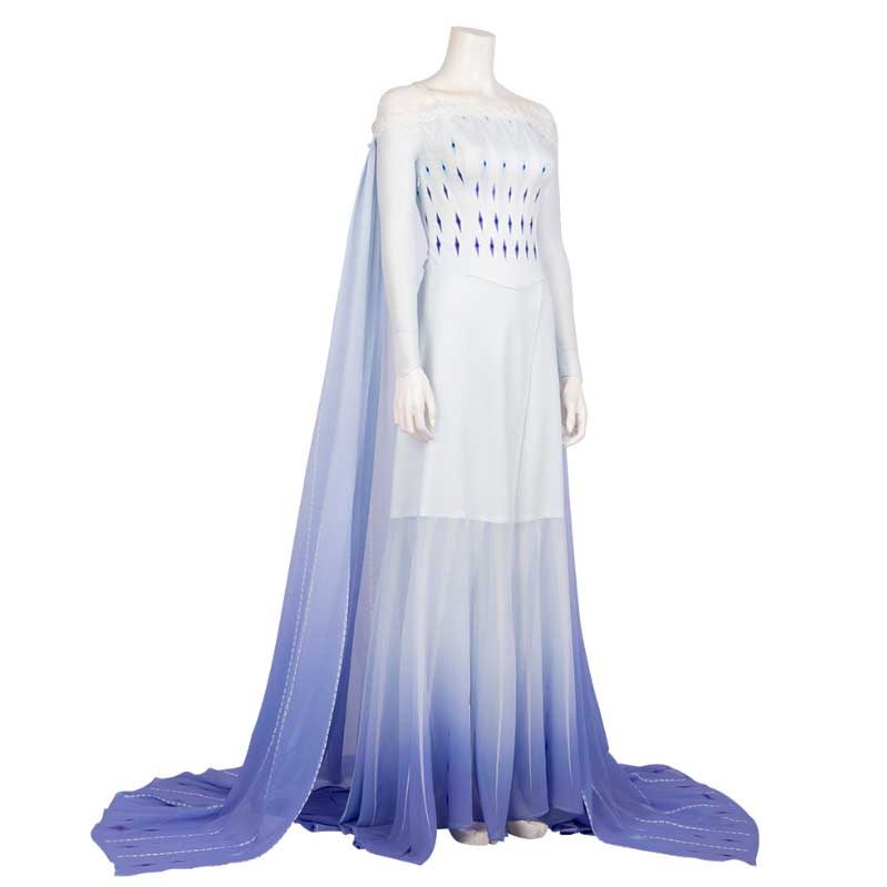 Frozen 2 Elsa Costume White Dress Cosplay Costume For Adults, S Frozen 2 Elsa Costume White Dress Cosplay Costume For Adults, S