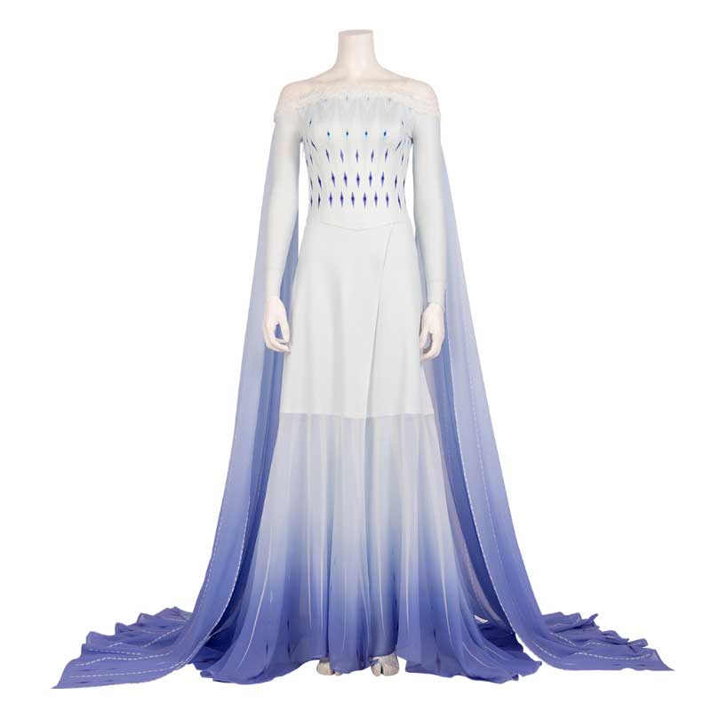 Frozen 2 Elsa Costume White Dress Cosplay Costume For Adults, S Frozen 2 Elsa Costume White Dress Cosplay Costume For Adults, S