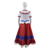 Encanto Filimo Cosplay Costume Red Dress Halloween Outfit For Girls