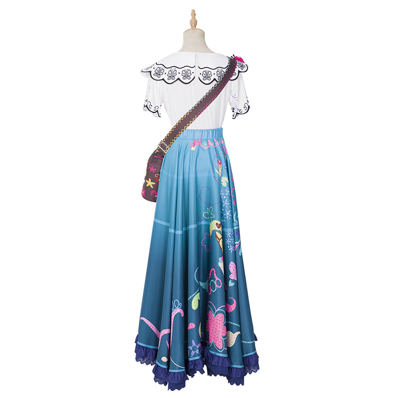 Encanto Dress Fairy Princess Dress Encanto Mirabel Costume Girls Cosplay, M Encanto Dress Fairy Princess Dress Encanto Mirabel Costume Girls Cosplay, M