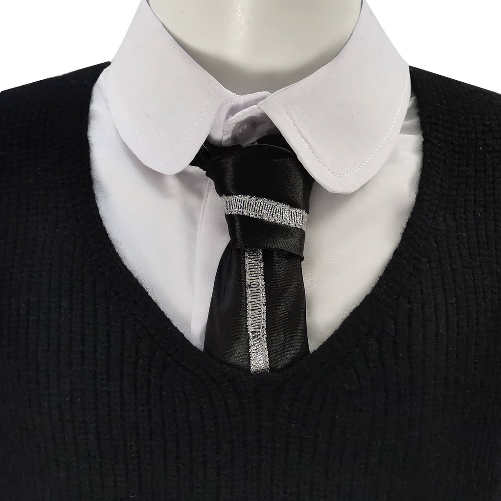 Wednesday Addams Enid Cosplay Nevermore Academy Purple School Uniform Costume Kids