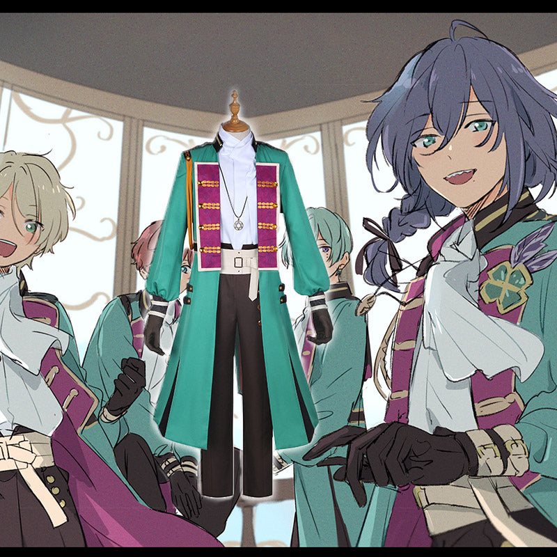 Ensemble Stars ALKALOID Believe 4 Leaves Cosplay Costume Mayoi Ayase Hiiro Amagi Aira Shiratori Tatsumi Kazehaya Uniform