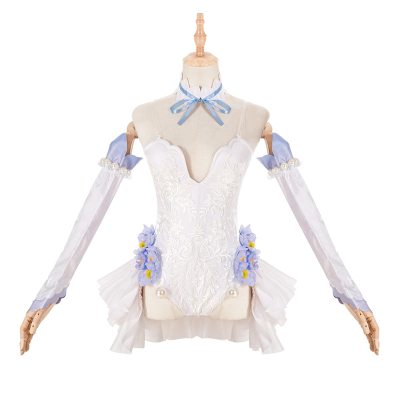 Vocaloid Hatsune Miku Flower Fairy Nemophila Cosplay Costume Anime Miku Sexy Elf Dress