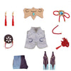 Genshin Impact Crane Cosplay Costume Halloween Canival Uniform Game Suit