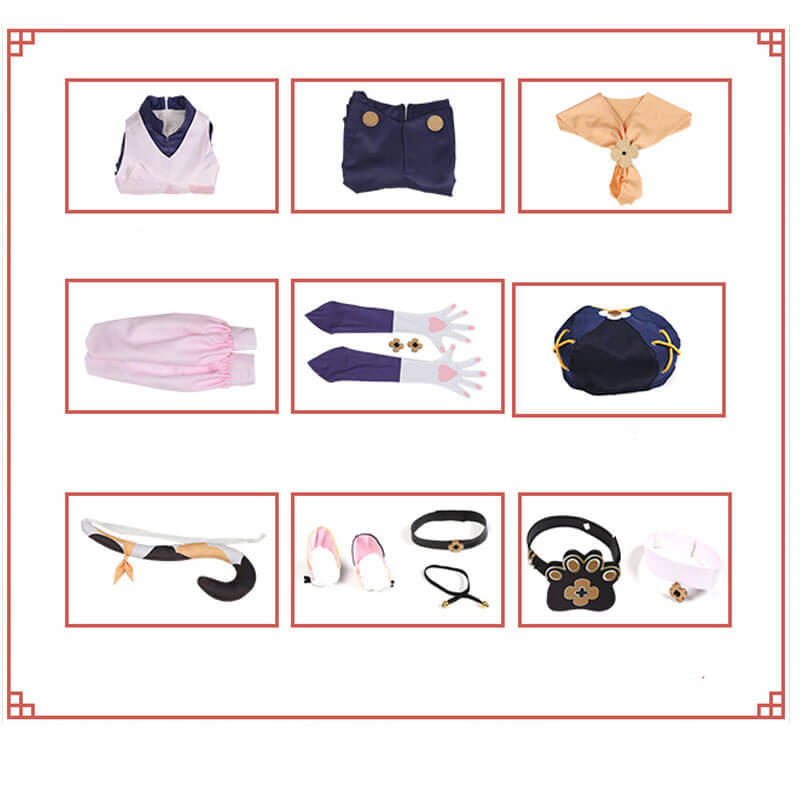 Genshin Impact Diona Cosplay Costume Deluxe Outfit Halloween Carnival Uniform Suit