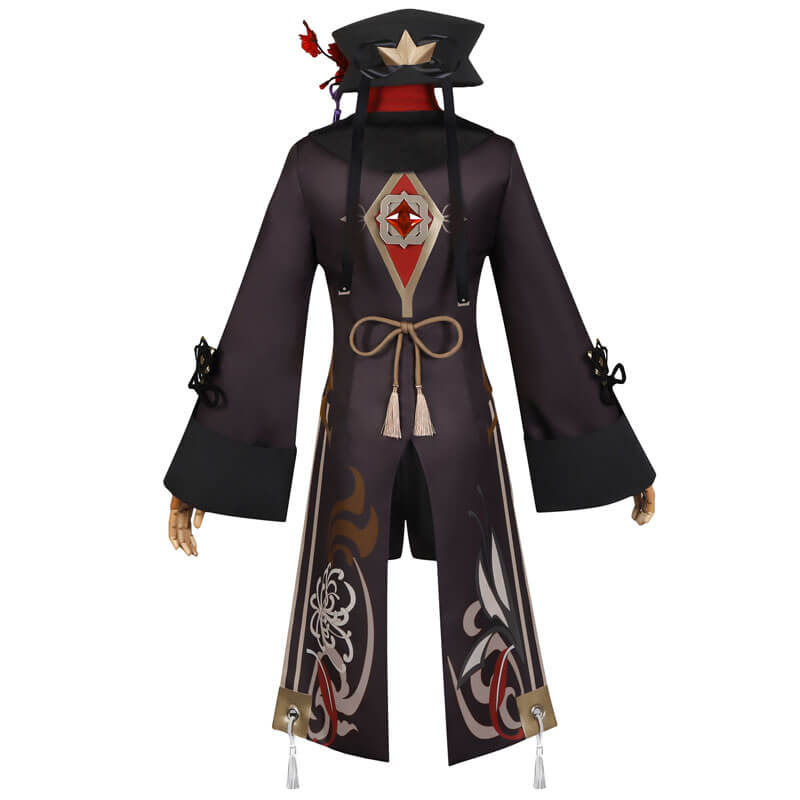 Game Genshin Impact Hu Tao Cosplay Costume Full Set Halloween Outfit