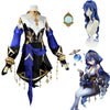 Genshin Impact Layla Cosplay Costume Anime The Mysterious Girl Dress Role Suit