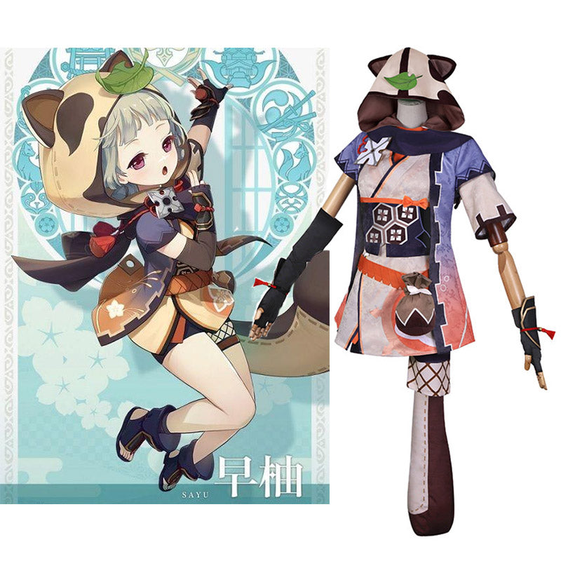Genshin Impact Zaoyou Cosplay Costume Game Cute Loli Uniform