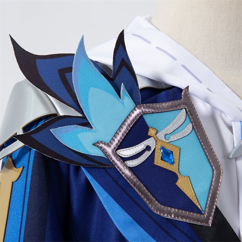 Game Genshin Impact Mika Cosplay Costume Anime Men Uniform Halloween Event Suit