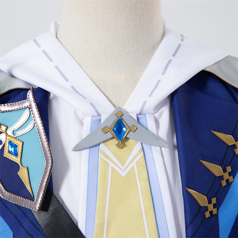 Game Genshin Impact Mika Cosplay Costume Anime Men Uniform Halloween Event Suit