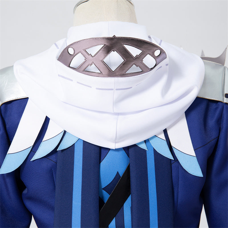 Game Genshin Impact Mika Cosplay Costume Anime Men Uniform Halloween Event Suit