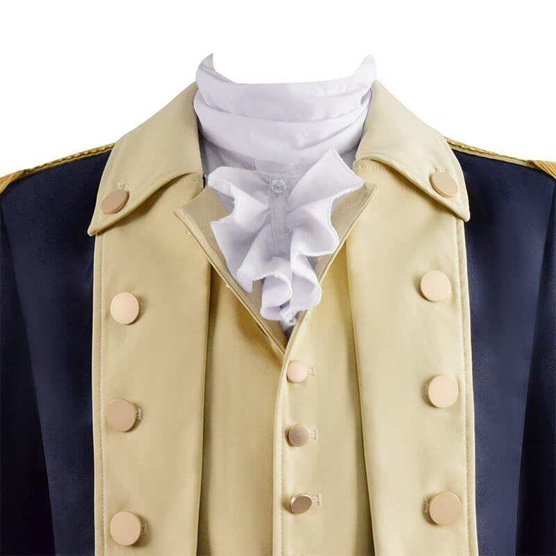 Historical Figure George Washington Cosplay Costume Adult Colonial Costume Long Coat Uniform Outfit