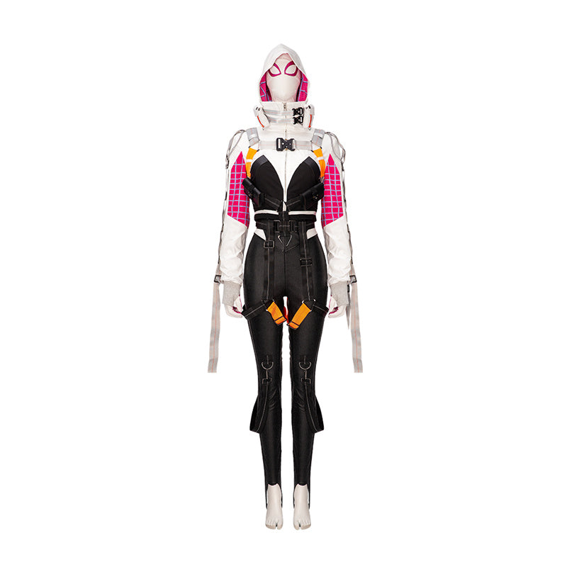 Spiderman Spider-Gwen Cosplay Costume Ghost Spider Outfit Spider-Woman Uniform