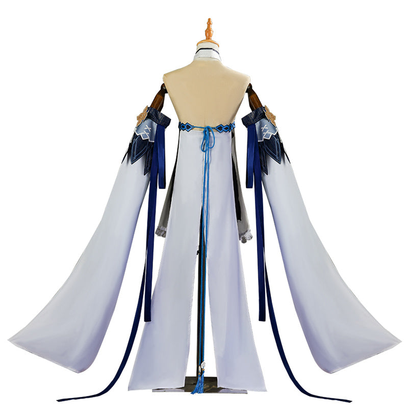 Genshin Impact GuiZhong Cosplay Costume Anime God of Dust Haagentus Dress Suit