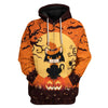 Halloween Hoodies Costumes Zip Up Hooded Sweatshirt Coat Jacket